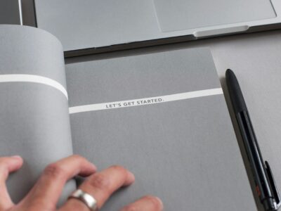 gray and white textbook